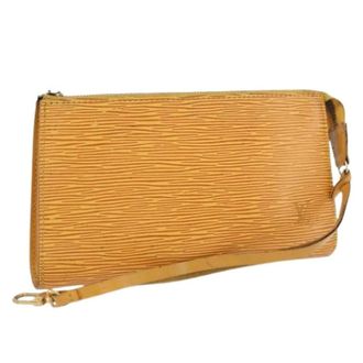 Louis Vuitton Pre-owned Clutches, female, Yellow, Size: ONE SIZE Pre-owned Pouch