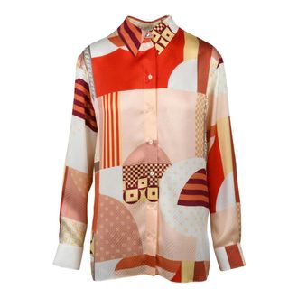 Fendi Shirts, female, Multicolor, Size: S Seta Shirt