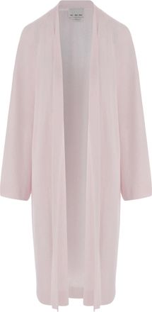 SA SU PHI Long Open Cashmere and Silk Knit Cardigan
