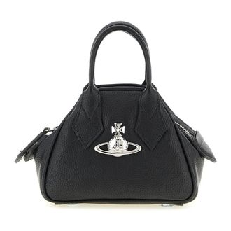 Vivienne Westwood Mini Yasmine Bag - Dames - Handtassen - Zwart - ONE Size - Leer - Tassen