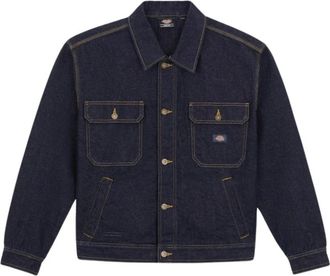 Dickies Stijlvolle Madison Jas voor Mannen - Heren - Spijkerjassen - Blauw - L - Denim - Jassen