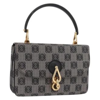 Loewe Pre-owned Hand Bag - Dames - Vintage Handtas - Grijs - ONE Size - Leer - Vintage