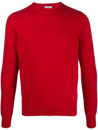 Malo crew-neck sweater - Red