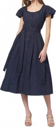 Ulla Johnson Rhea Midi Dress In Midnight