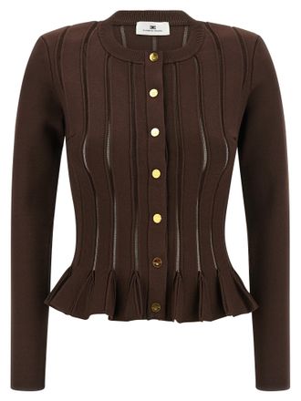Elisabetta Franchi Cardigan Trama à Jour