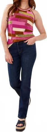 Tribal Eco Friendly Sophia Straight Leg Jeans - Petite In Deep Ocean