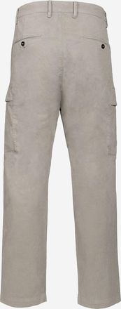 C.P. Company Mens Cotton-Blend Cargo Trousers Fallen Rock