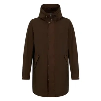 Moorer Parkas, male, Brown, Size: XS Si-Millenio Jacket