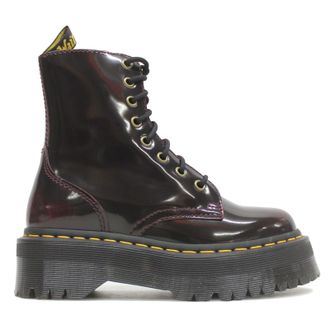 Dr. Martens Jadon Arcadia Leather Unisex Ankle Boots - Cherry Red - Size:UK 6.5