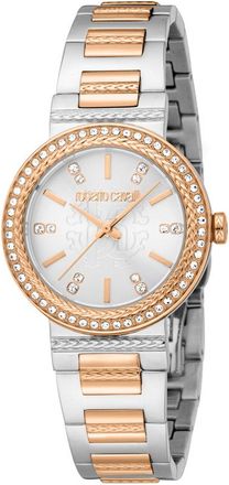 Roberto Cavalli Glam Silver-tone Dial Ladies Watch RC5L098M0075