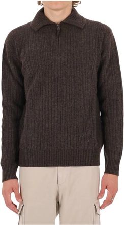 Ballantyne Pullover - Heren - Truien - Bruin - Maat: XL Zijde