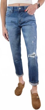 Kancan Lexington Boyfriend Jeans In Medium Wash