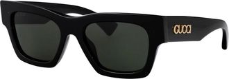 Gucci Sunglasses, female, Black, 52 MM, Stylish Sunglasses with Gg1835S 001