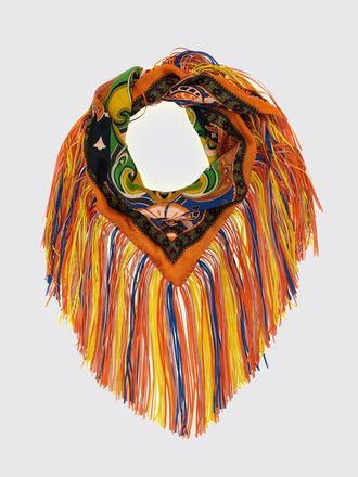 Etro Foulard in seta con frange Etro