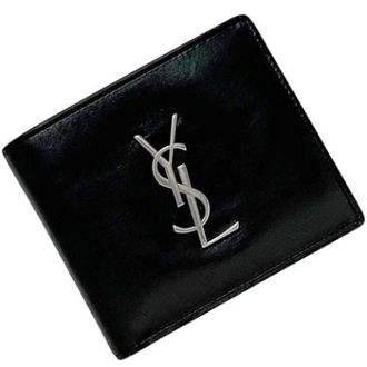 Saint Laurent Pre-owned Wallets, male, Black, Size: ONE SIZE Pre-owned Vintage Wallet