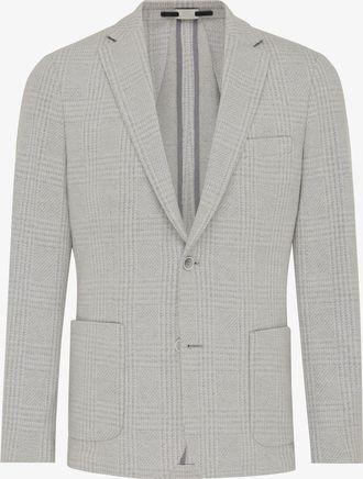 Gentiluomo Gold lichtgrijs geruit colbert