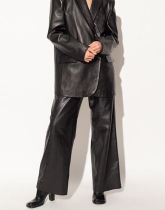 Bottega Veneta Womens Shine Square Toe Ankle Boots - Black - Size EU 39