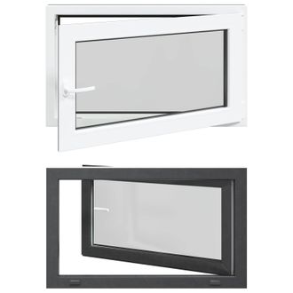 vidaXL Color Interno De Ventana De S&oacute;tano Blanco Risor 100 X 70 Cm Vidaxl