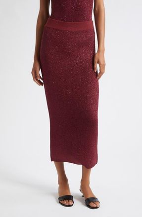 Toccin Alisha Sequin Skirt in Oxblood at Nordstrom, Size Xx-Small