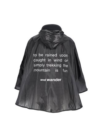And Wander Mens Jackets Black Nylon