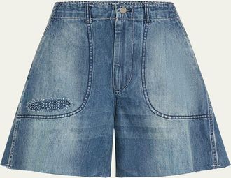 Sea New York Spencer Denim Shorts