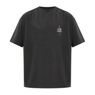 C.P. Company Hombre, Camisetas, Gris, Talla: XL