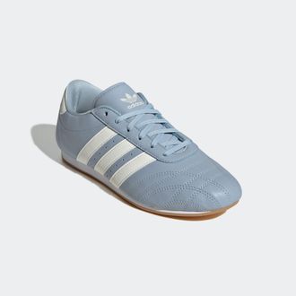 adidas Sneaker ADIDAS ORIGINALS TAEKWONDO, Damen, Gr. 38,5, weiss (wonder blau, sanftes wei&szlig;, cloud wei&szlig;), Leder, Schuhe Sneaker