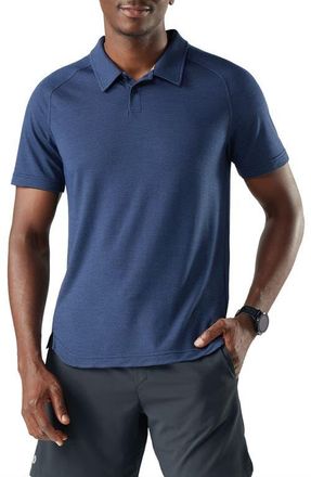 Smartwool Active Mesh Performance Polo in Nightfall Deep Navy at Nordstrom, Size Xx-Large