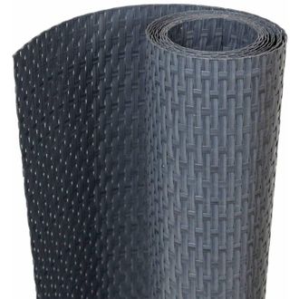 vidaXL Toldo Para Balc&oacute;n Rat&aacute;n Sint&eacute;tico Gris Antracita 1000x100 Cm Vidaxl