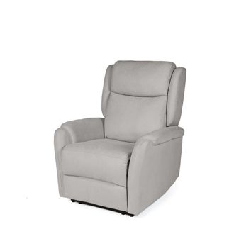 Koketto Home Sill&oacute;n relax Power Lift 2 motor tapizado gris claro