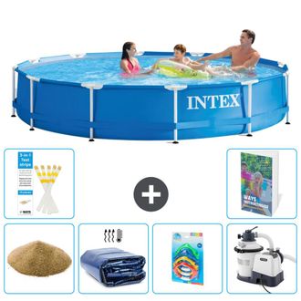 Intex Piscina Con Estructura Redonda - 366x76 Cm - 7-piezas S36