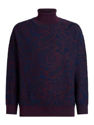 Etro Turtleneck Sweater In Wool Blend