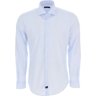 Fay Casual overhemd - Heren - Casual Overhemden - Blauw - XL - Katoen - Overhemden