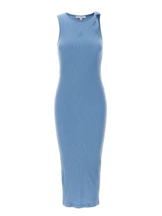 ワンピース Jw Anderson Brown Stretch Cotton Dress JW Anderson Knot Front Long Dress | Shopbop