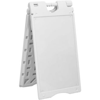 vidaXL Caballete Publicitario Estructura En A Hdpe Gris 45x7x84,5 Cm Vidaxl