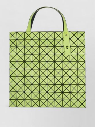 Bao Bao Issey Miyake geometric pattern tote bag top handle