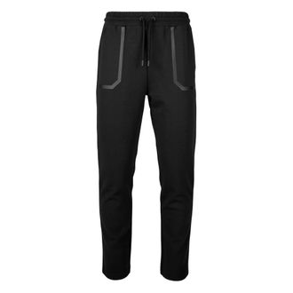 Bomboogie Pantalones Jogger de Felpa - Trousers - Hombre - Negro - 2XL
