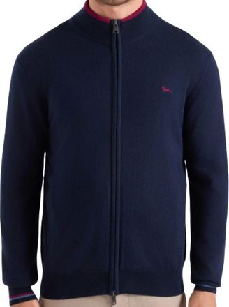 Harmont & Blaine Volledige Rits Trui - Heren - Truien - Blauw - Maat: S
