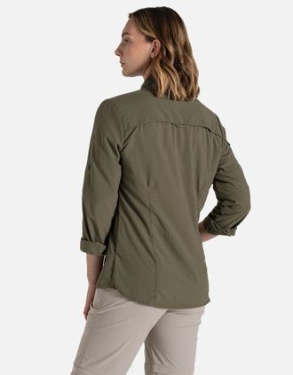 Craghoppers Womens Craghoppers Womens/Ladies Adventure III Nosilife Long-Sleeved Shirt - Wild Olive - Size: 24