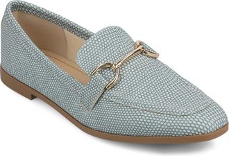 Journee Collection Mizza Bit Loafer in Blue Lizard at Nordstrom Rack, Size 7.5