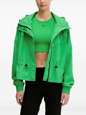 P.E Nation hooded drawstrings puffer jacket - Green