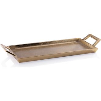 Zodax La Reserve Decorative Aluminum Tray in Gold at Nordstrom Rack