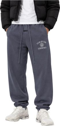 Fear of God Fleece Essential Sweatpant - Heren - Sweatpants - Blauw - M - Katoen - Broeken