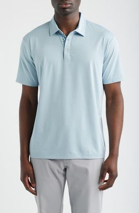 Swannies James H Solid Performance Golf Polo in Sky-Heather at Nordstrom, Size Xxx-Large