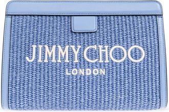 Jimmy Choo London Clutches, female, Blue, Size: ONE SIZE Avenue Pouch