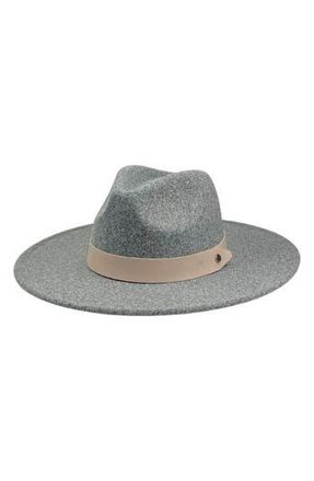 MARCUS ADLER Felt Panama Hat in Heather Grey at Nordstrom Rack