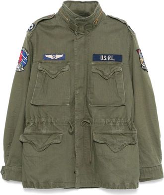 Polo Ralph Lauren Stijlvolle herenouterwear Aw 25 - Heren - Zomerjassen - Groen - L - Katoen - Jassen