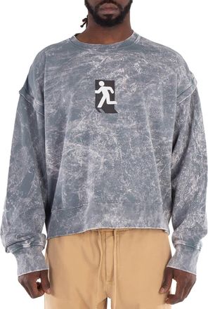 Études Studio Marathon Runner Print Washed Sweatshirt