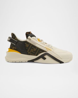 Fendi Men & apos;s FF Flow Mid-Top Sneakers