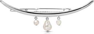 Ettika Mermaid Imitation Pearl Barrette in Silver at Nordstrom